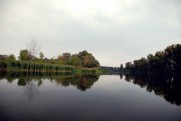Река Северский Донец, устье реки Оскол в сентябре 2011 Изюм - Славяногорск - Изюм