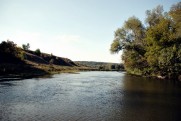 Река Северский Донец, устье реки Оскол в сентябре 2011 Изюм