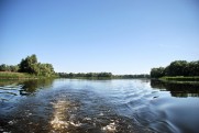 The Dnieper River (Dneprdzherzhinskoye Reservoir), the mouth of the Psel and Vorskla Rivers in July 2011 Kremenchug - Kobelyaki - Kremenchug
